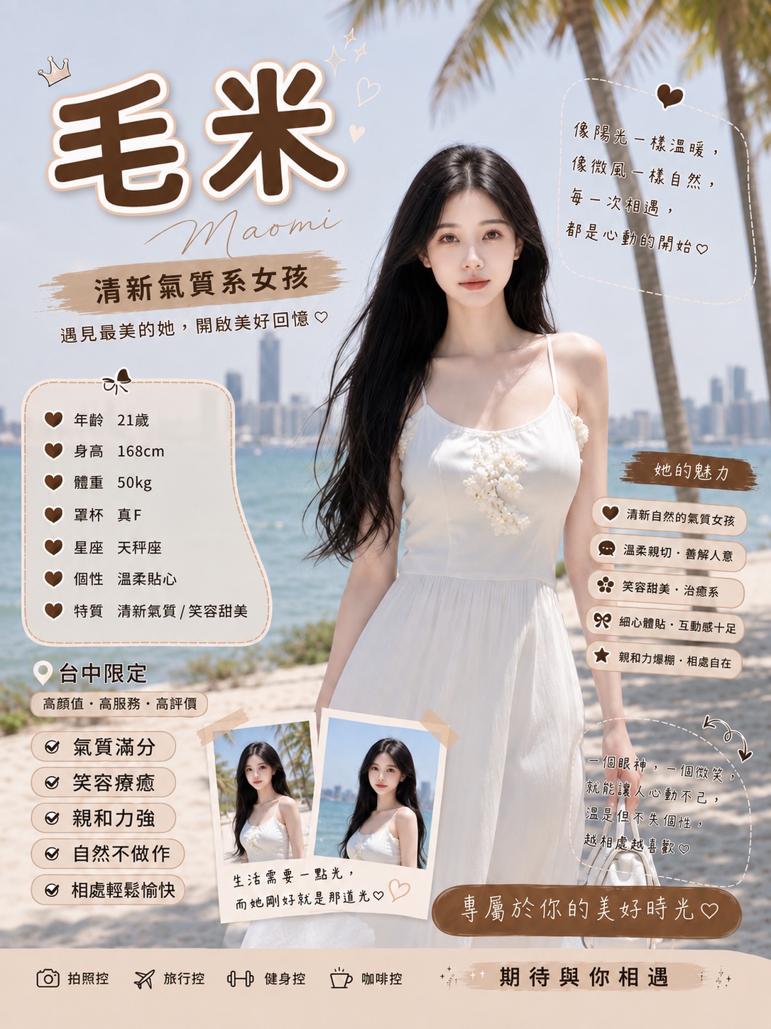 毛米 (n6x25vveav) - 台妹 台中，21歲，F罩杯 - 天堂