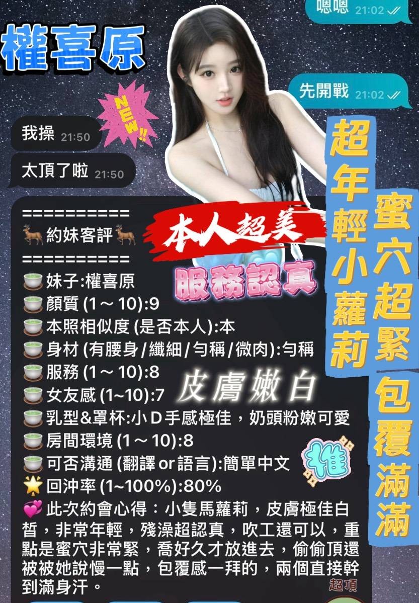權喜原 (327888) - 圖片 6 - 越南妹 高雄 - 展示用 定點茶/外約/外送茶