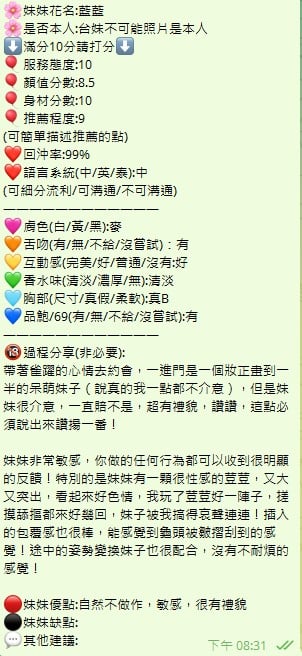 藍藍 (397819) - 圖片 4 - 台妹 新竹 - 沐都航空-全省舒壓