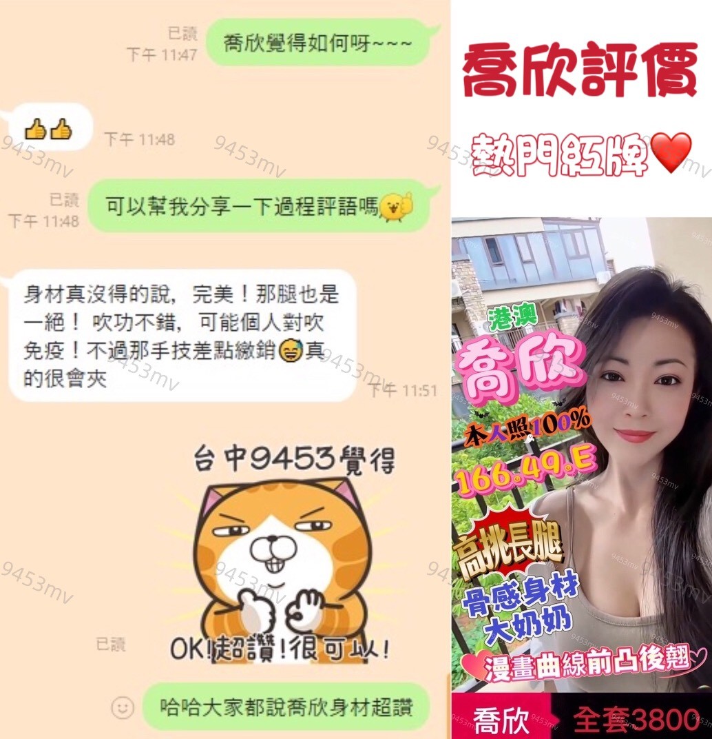 喬欣 (358417) - 圖片 4 - 港澳妹 台中 - 💋台中9453💋定點含房💕LINE：9453mv