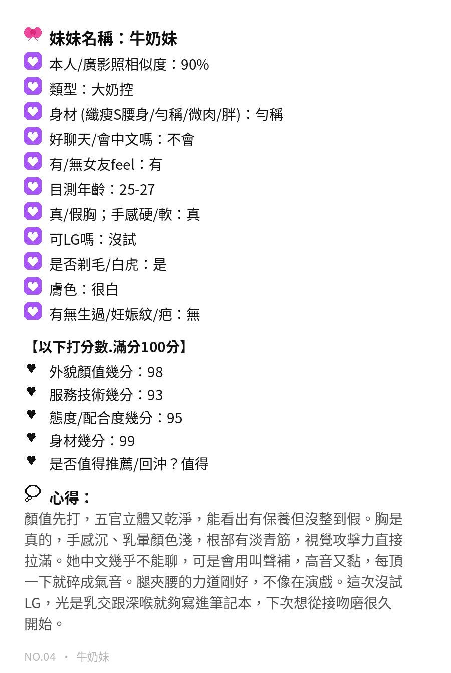 牛奶妹 (YS8ZNWPXC7) - 圖片 9 - 馬來妹 嘉義 - 南部老濕🐔