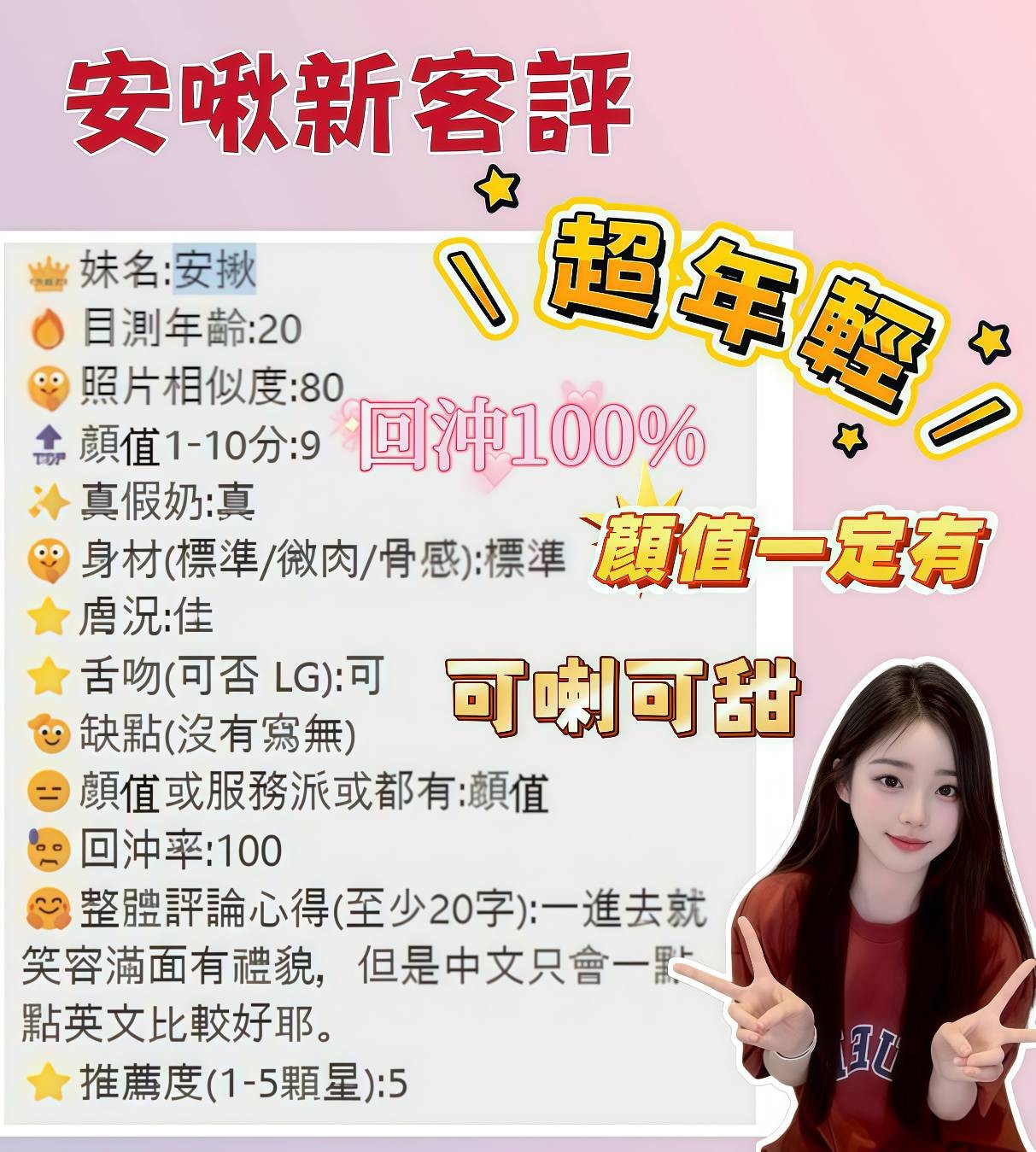 安啾 (377736) - 圖片 4 - 越南妹 高雄 - 展示用 定點茶/外約/外送茶