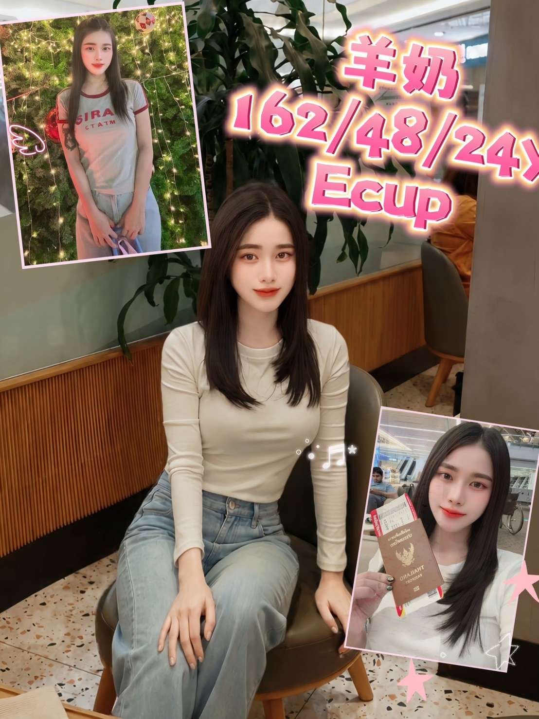 羊奶 (peb7cxxjju) - 泰妹 新北，24歲，E罩杯 - 晨兒