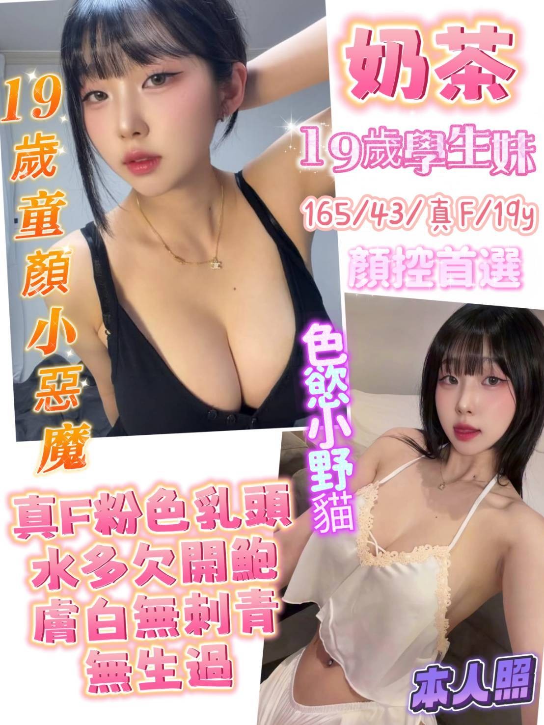 奶茶 (387803) - 越南妹 台南，19歲，F罩杯 - 展示用 定點茶/外約/外送茶