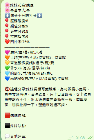 晚晚 (393227) - 圖片 8 - 泰妹 新竹 - 好男人娛樂導航