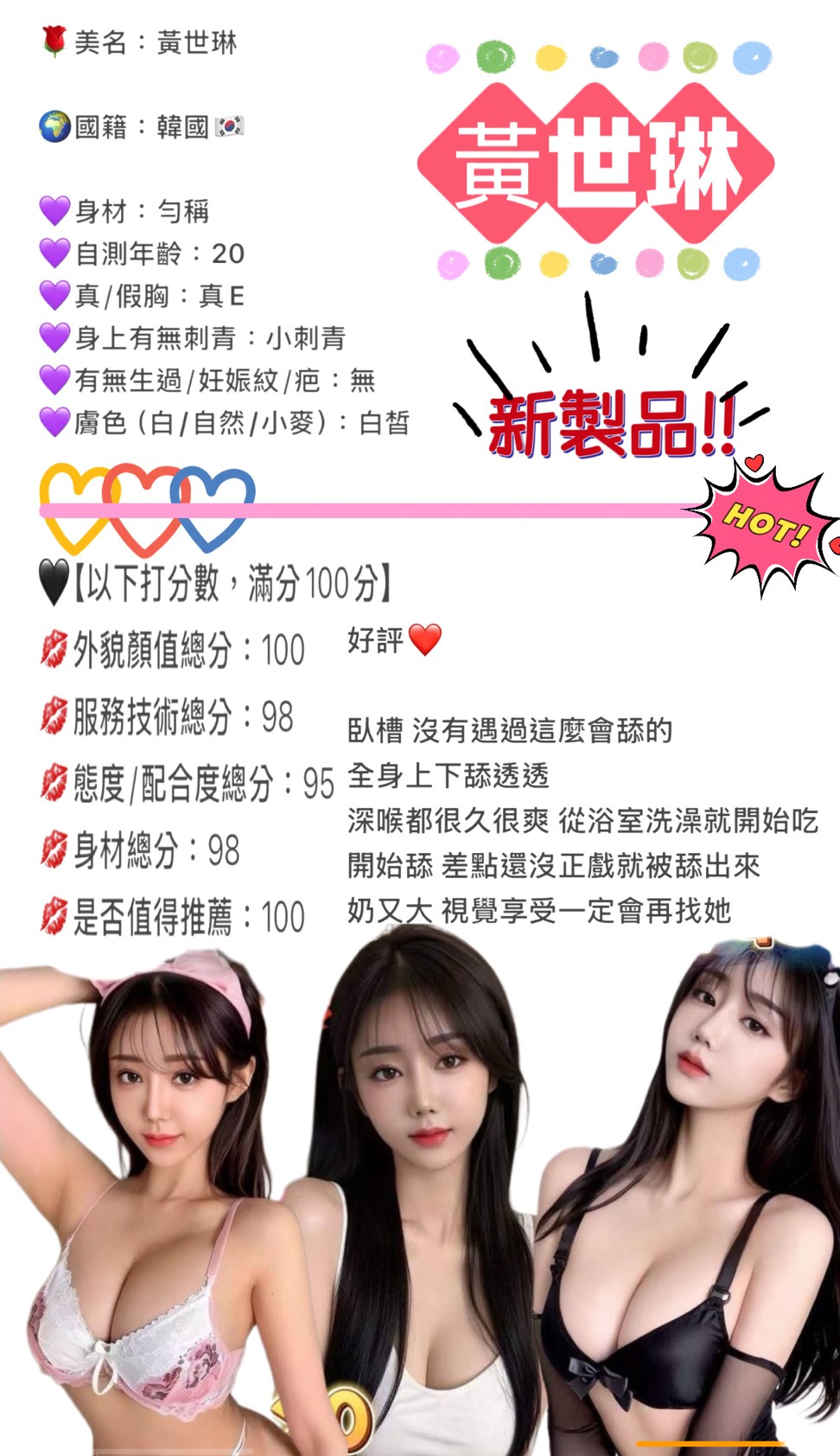 黃世琳 (NJ4MV2TT97) - 圖片 3 - 韓國妹 台中 - admin
