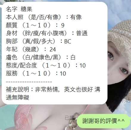糖果 (9PXSHF6DBT) - 圖片 10 - 泰妹 新竹 - 羊媽專用網