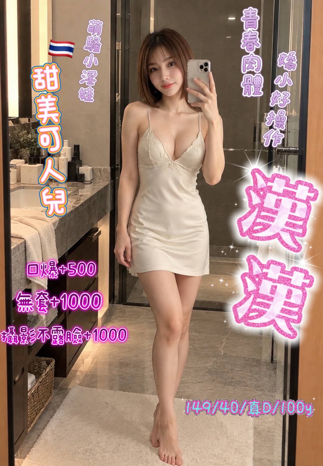 漢漢 (h72ushcfmd) - 泰妹 桃園，-歲，D罩杯 - 美肯【專攻台南台中嘉義高雄】