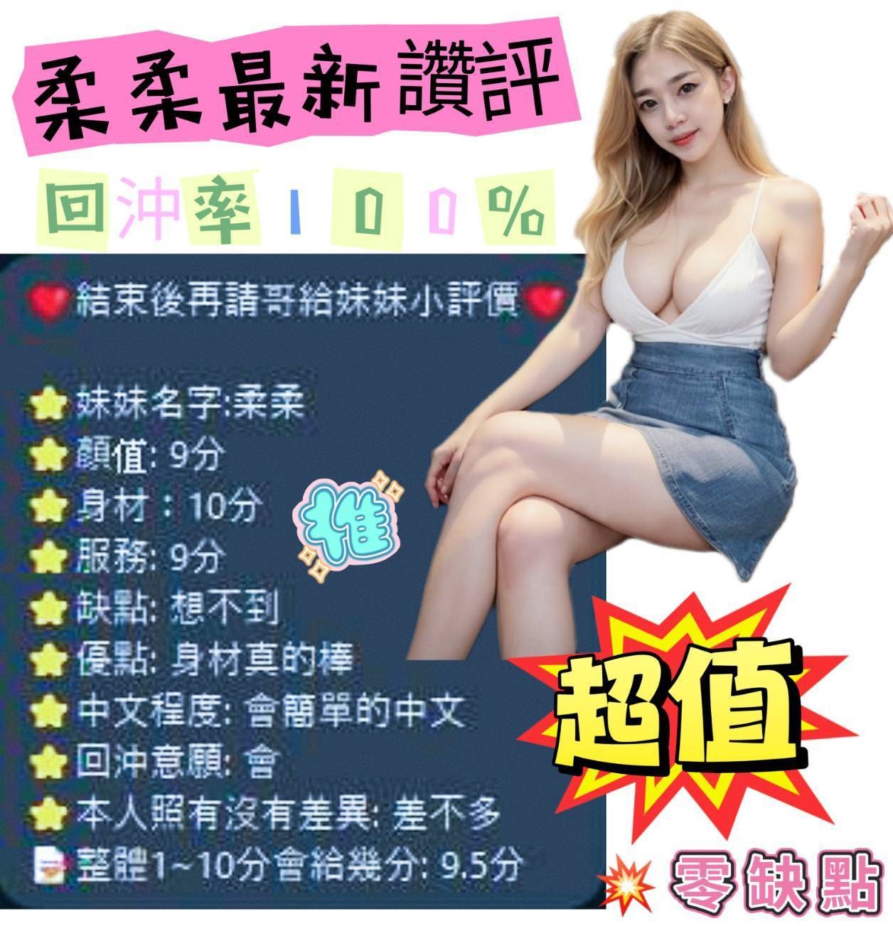 柔柔 (283483) - 圖片 4 - 馬來妹 台南 - 展示用 定點茶/外約/外送茶