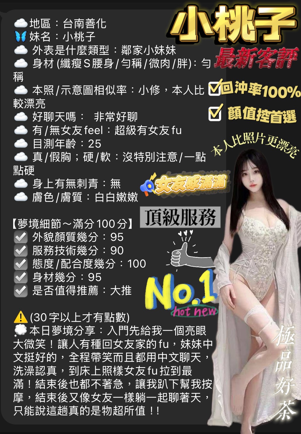 小桃子 (395271) - 圖片 4 - 越南妹 台南 - 悠活小站