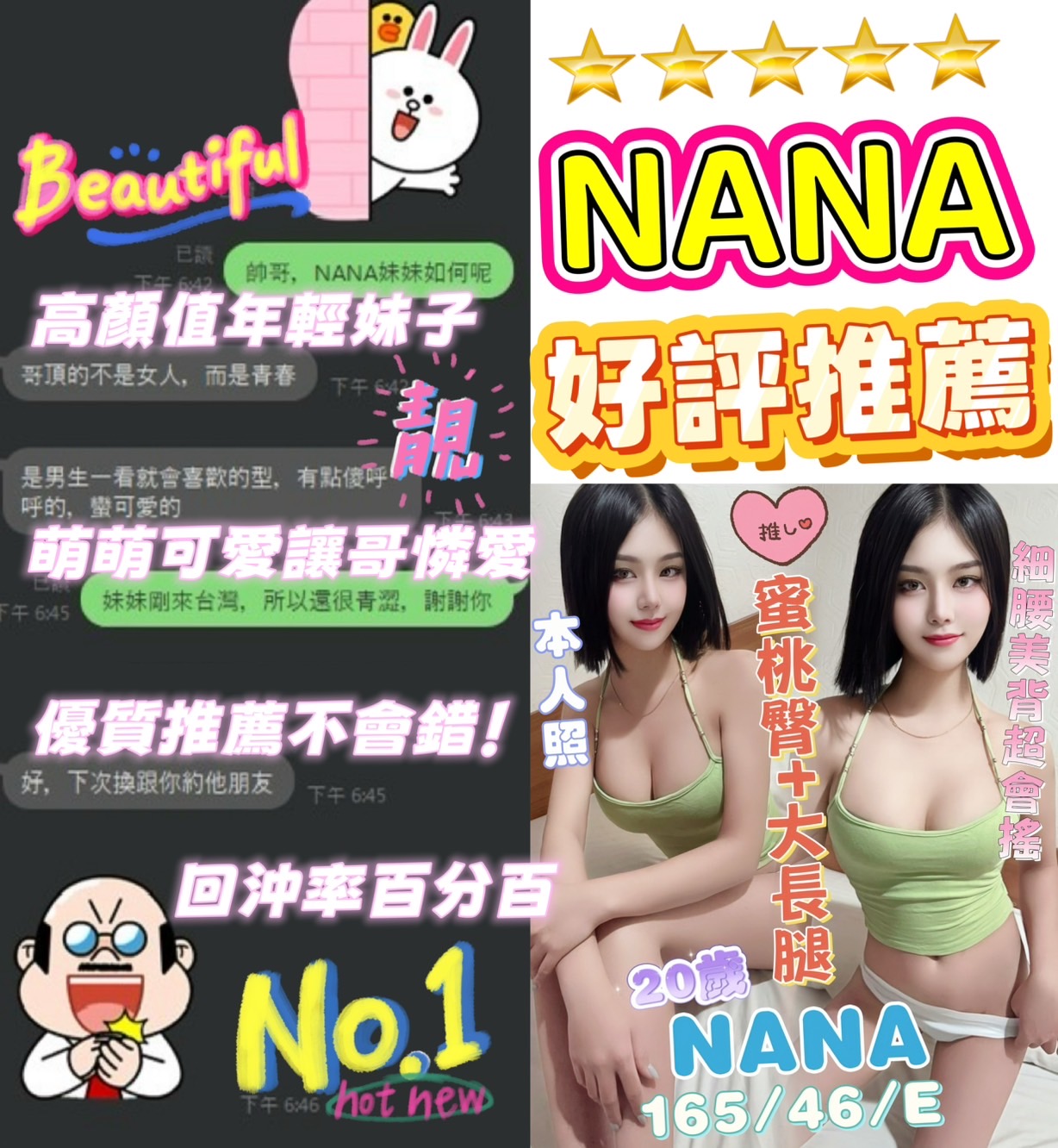NANA (JRFRDPBN5Z) - 圖片 2 - 越南妹 台中 - 定點外約外送定點//全省//水方舟