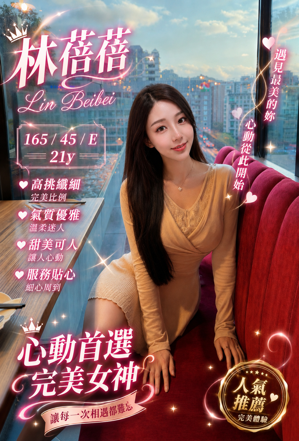 林蓓蓓 (DV3C2543U5) - 圖片 1 - 台妹 台中 - 無雷司機