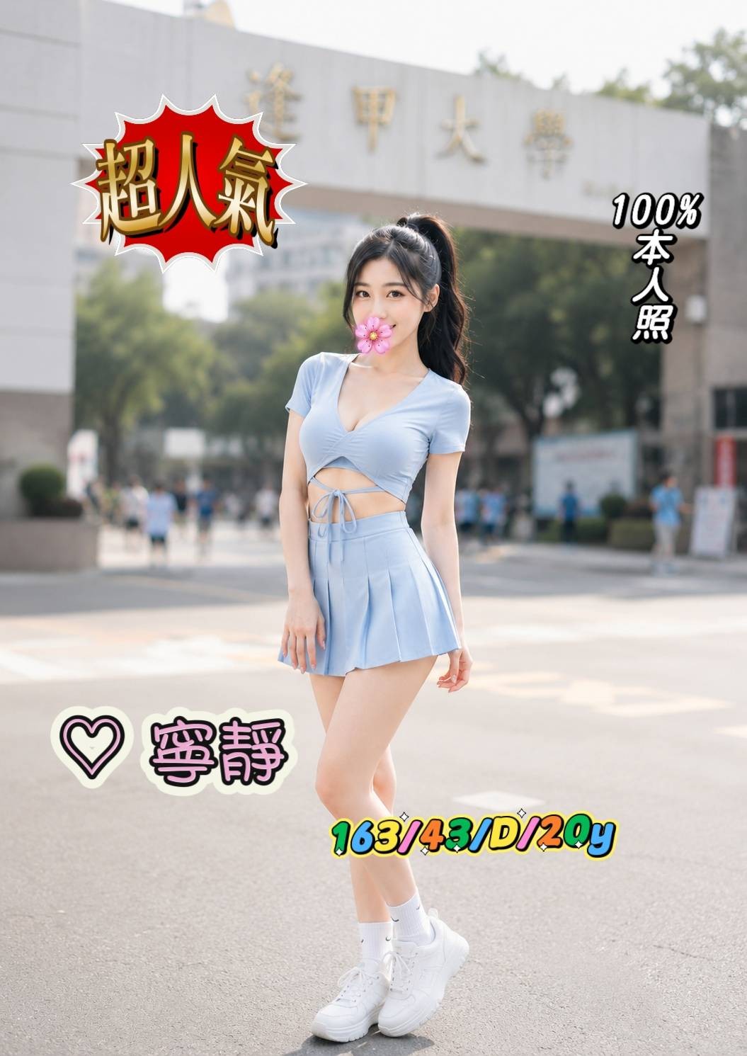 寧靜 (394707) - 台妹 台中，20歲，D罩杯 - ❤黑武士優質定點&外約外送茶莊❤老字號