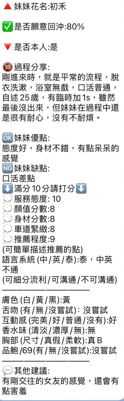 初禾 (387938) - 圖片 6 - 泰妹 新竹 - 進口小幫手♡ 賴: bj0978 ❤ 推薦好茶 值得信賴 ❤