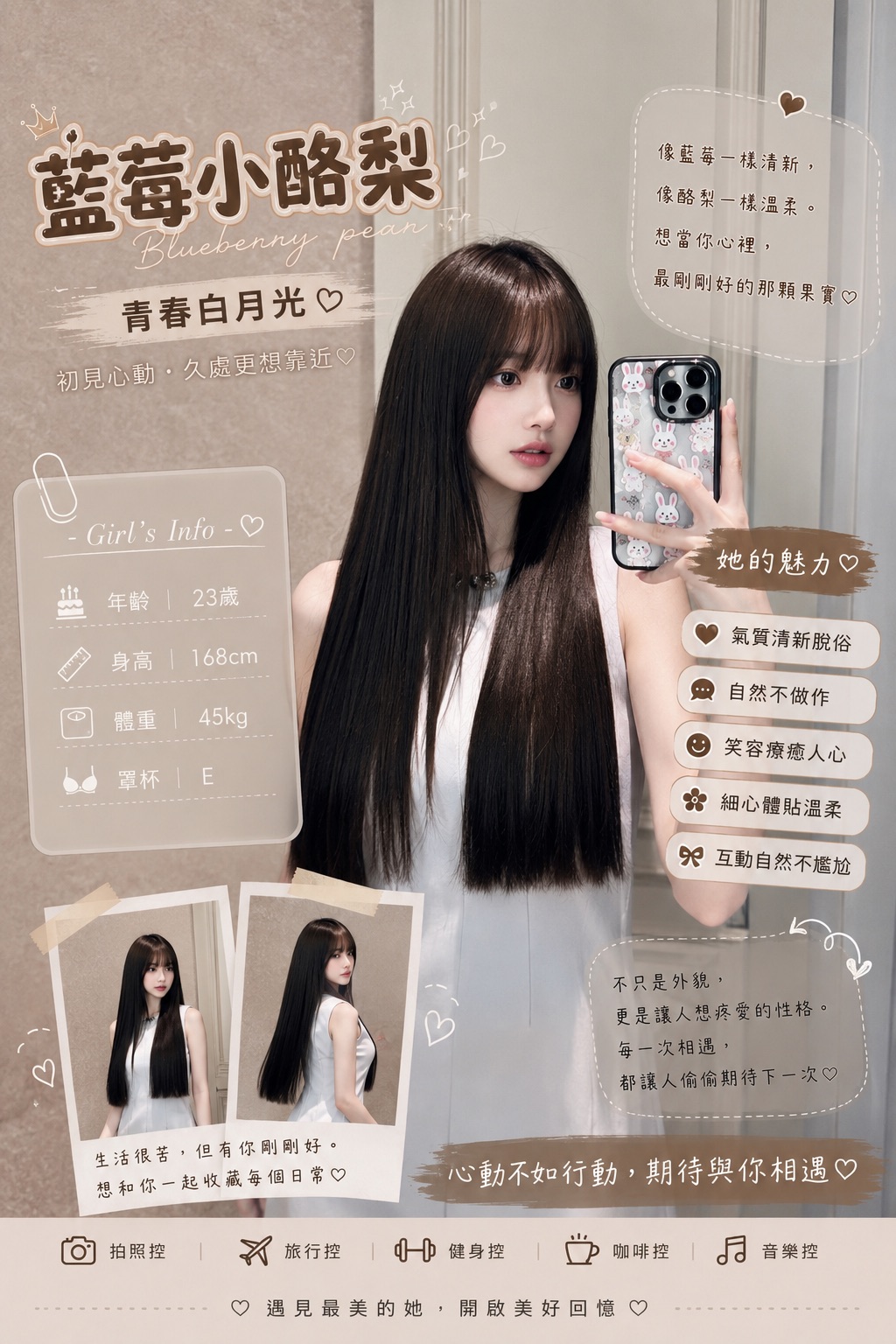 藍莓小酪 (ypzgrn4c35) - 台妹 台中，23歲，E罩杯 - 秋香