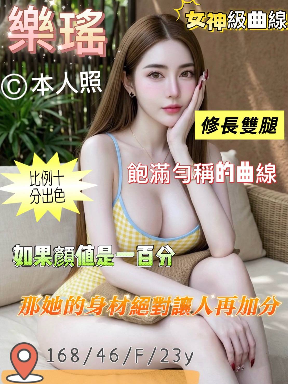 樂瑤 (gfkzzehfj6) - 馬來妹 高雄，23歲，F罩杯 - 美肯【專攻台南台中嘉義高雄】