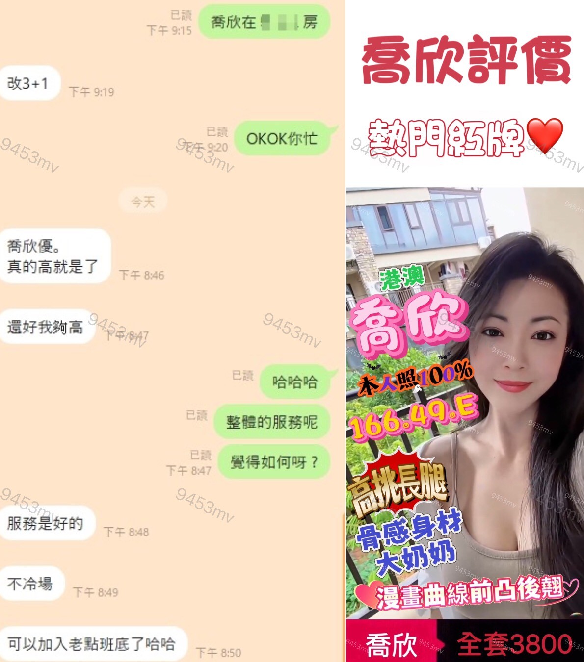 喬欣 (358417) - 圖片 5 - 港澳妹 台中 - 💋台中9453💋定點含房💕LINE：9453mv