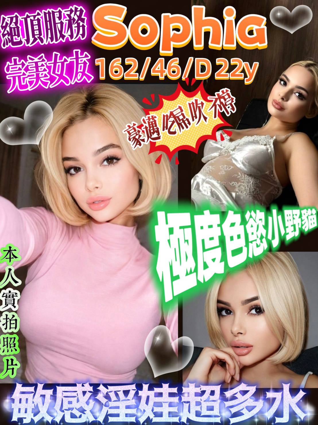 Sophia (390550) - 金絲貓 高雄，22歲，D罩杯 - 歡淫光臨~