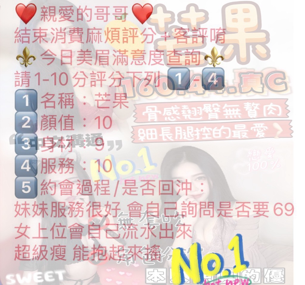 芒果 (380362) - 圖片 4 - 馬來妹 苗栗 - 展示用 定點茶/外約/外送茶