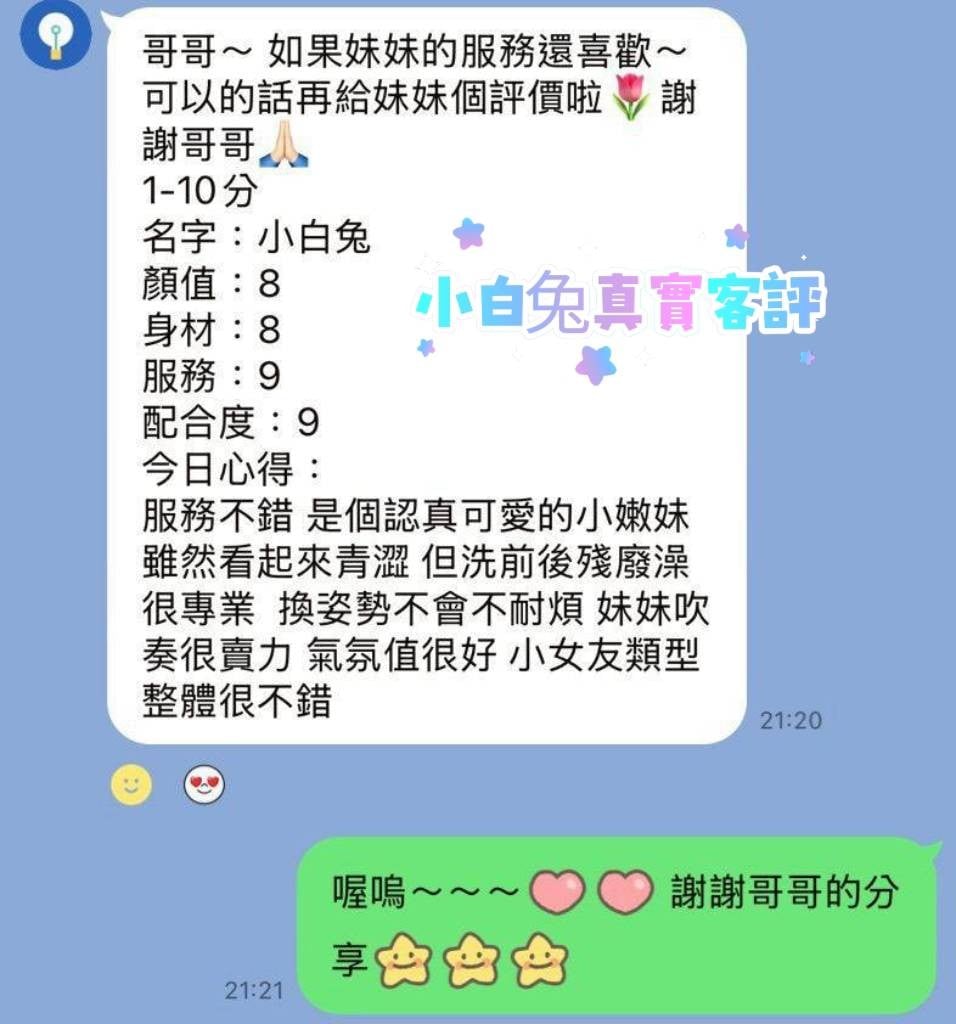 小白兔 (366185) - 圖片 3 - 馬來妹 台南 - 網頁班表每日更新