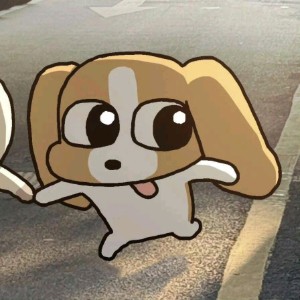 狗喝水