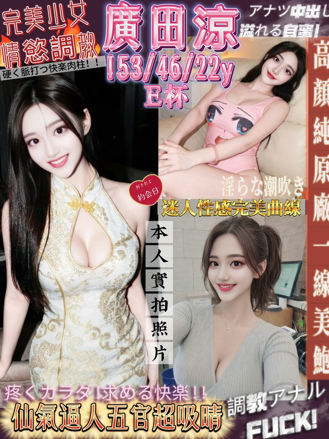 廣田涼 (383975) - 日本妹 台北，22歲，E罩杯 - 南部老濕🐔