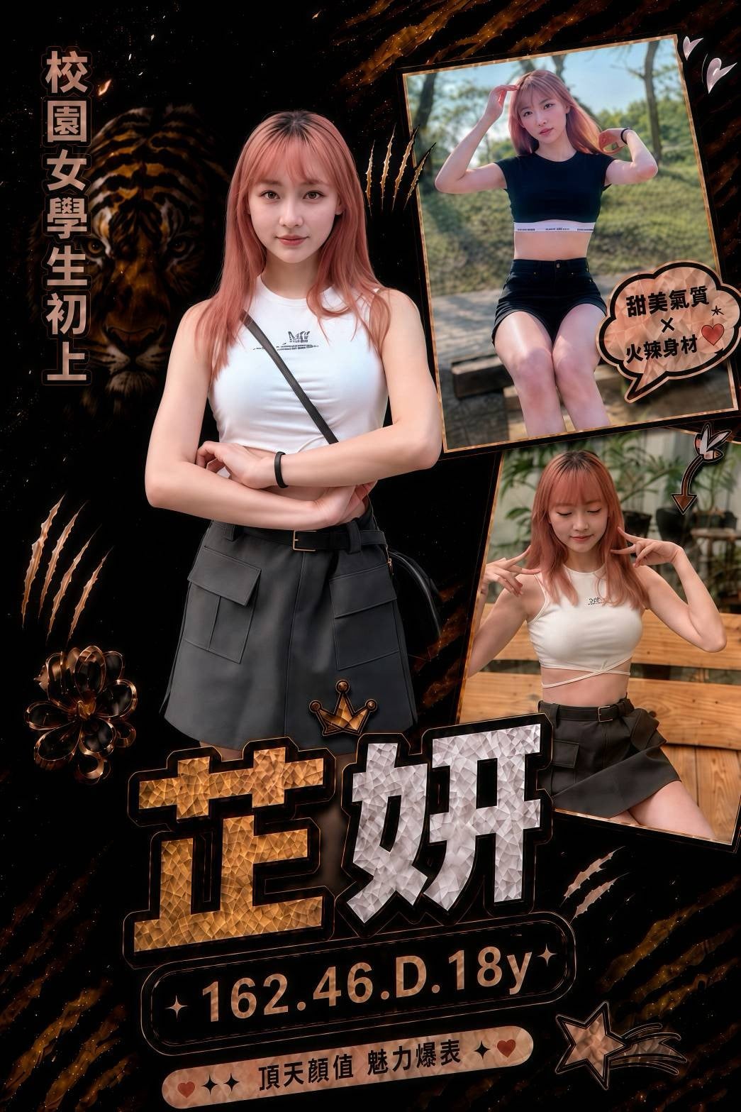 芷妍 (397653) - 台妹 台中，18歲，D罩杯 - 美邦