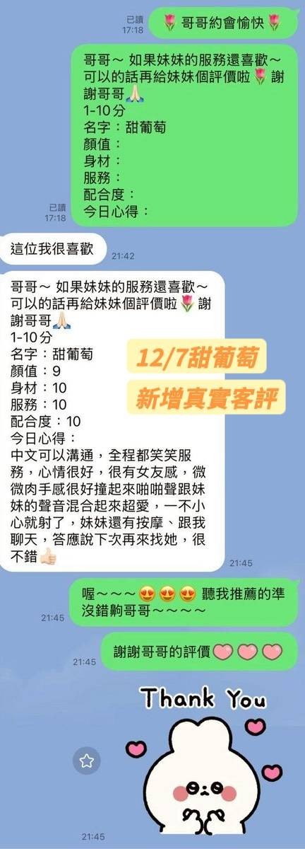 甜葡萄 (362634) - 圖片 3 - 馬來妹 台南 - 展示用 定點茶/外約/外送茶
