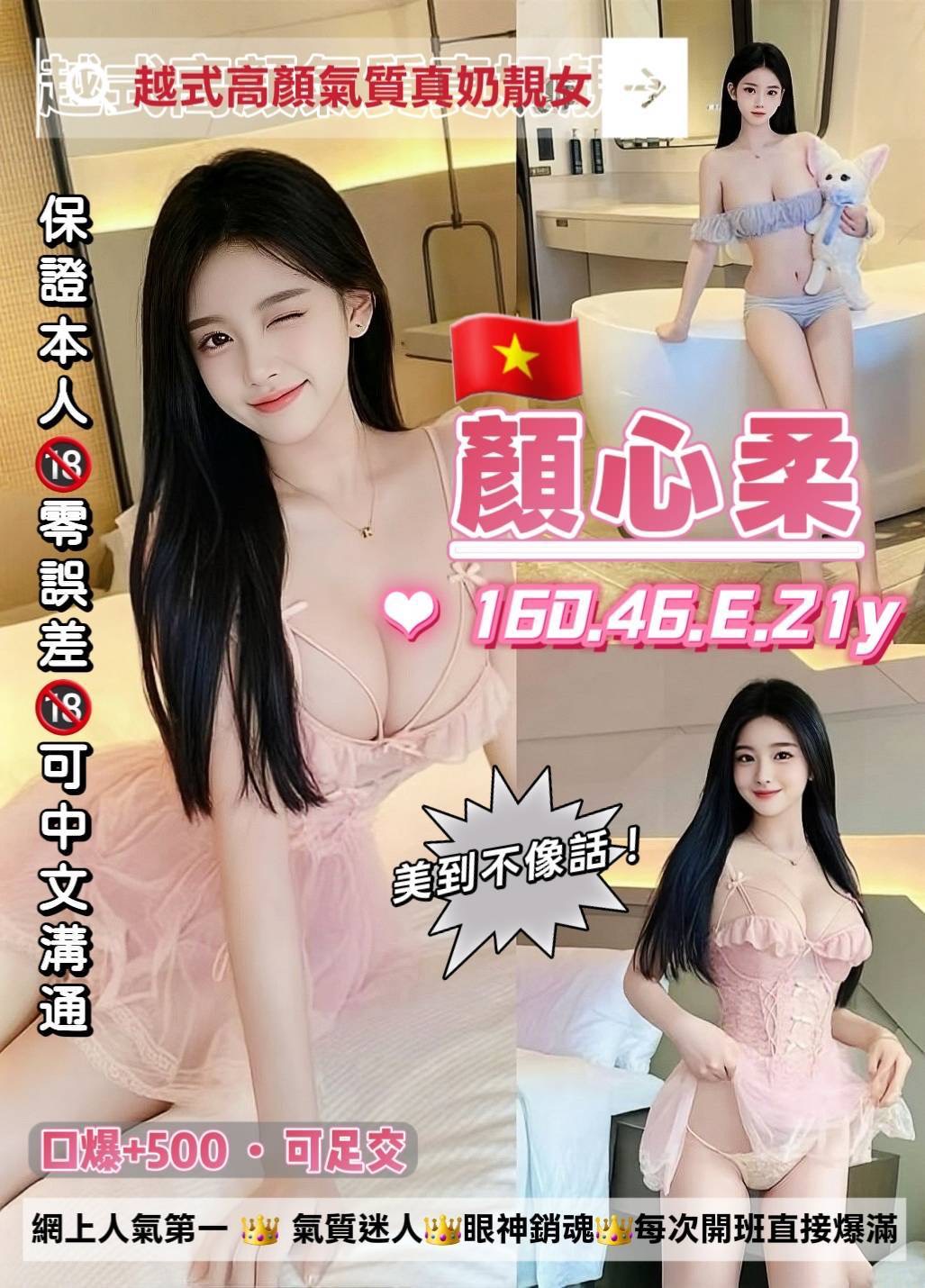 顏心柔 (599c6guhgz) - 越南妹 桃園，21歲，E罩杯 - 妃夢之境